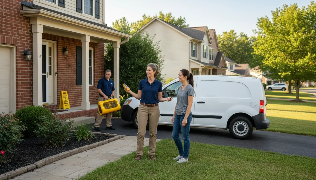 Water restoration image for Water Damage & Restoration Services in Otis, MA